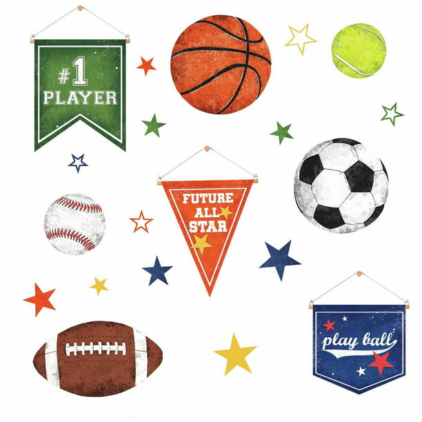 sports club stickers Cricket Ball Stickers No.906 sports equipment stickers